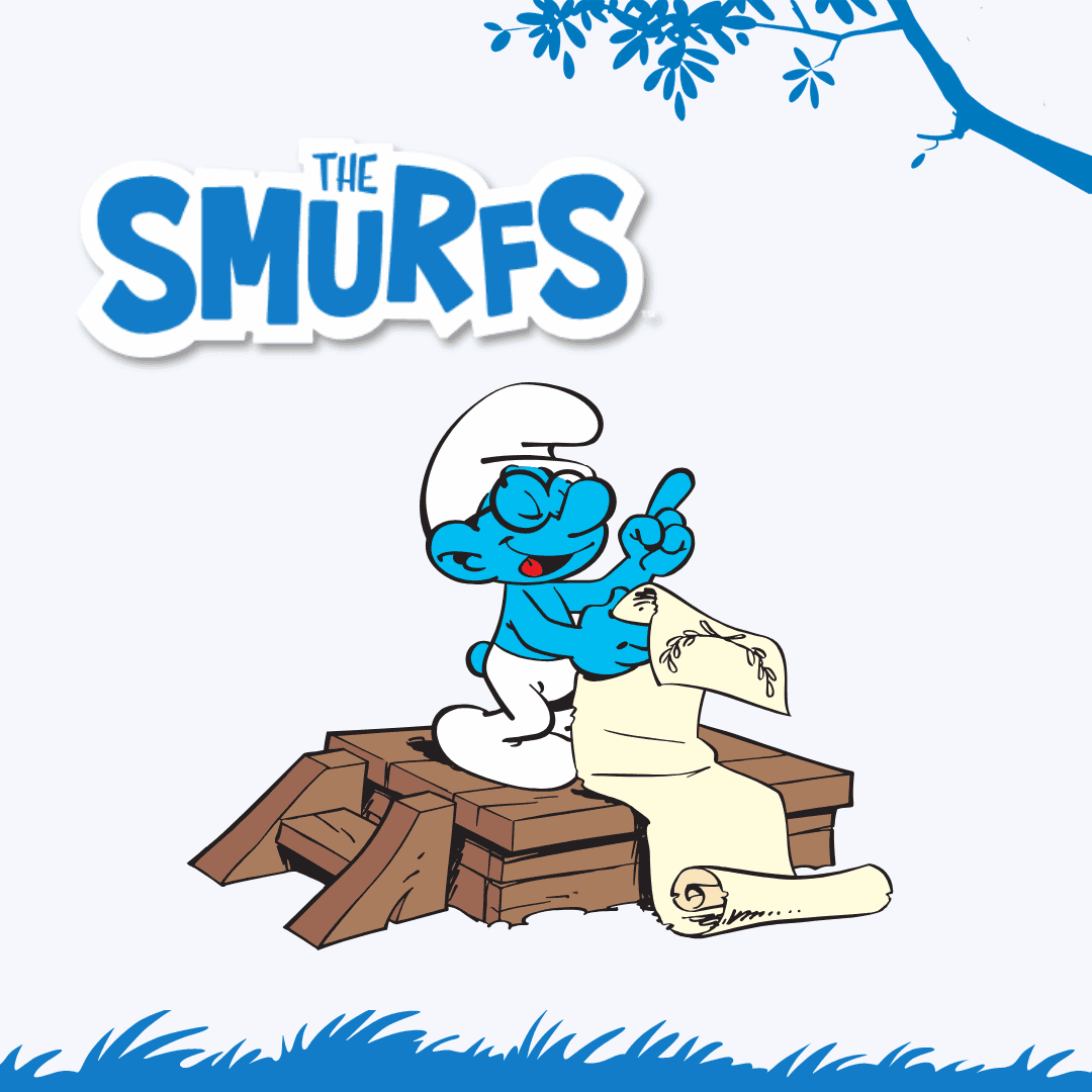 Quiz Time with Brainy Smurf challenge banner