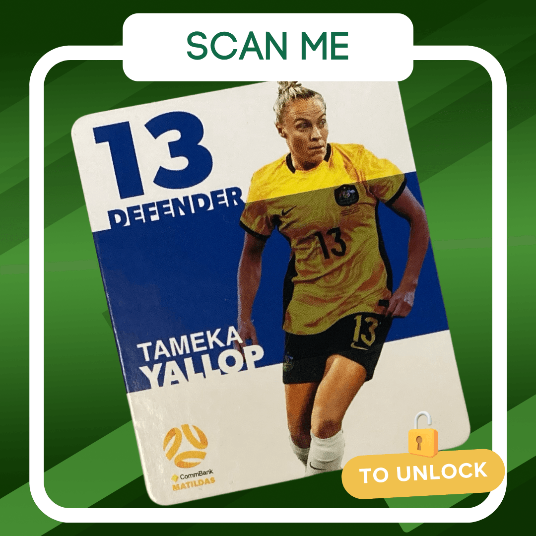 Scan the Tameka Yallop collectible card challenge banner
