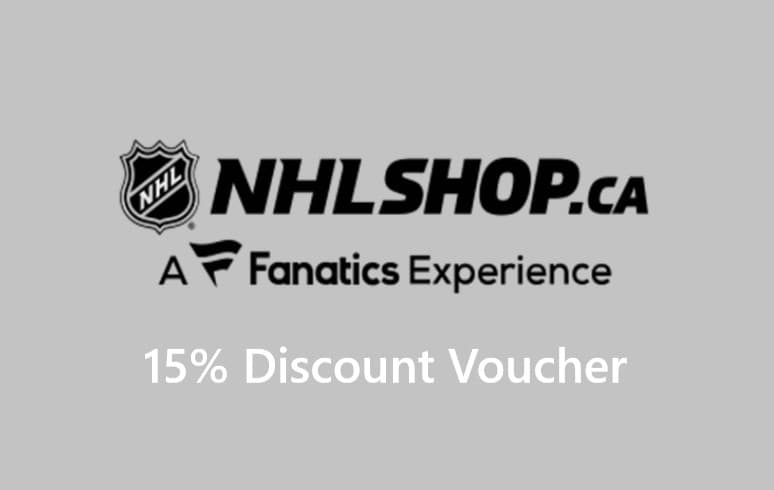 NHL Shop Discount Vouchers Reward Banner