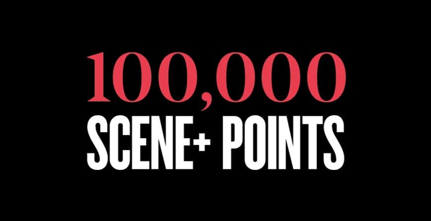 MEMBER EXCLUSIVE - 100,000 Scene+ Points Reward Banner